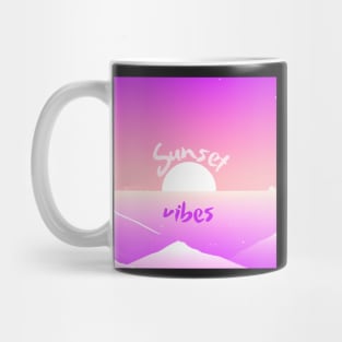 Sunset vibes - good vibes in the mountains at sunset Mug